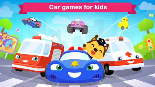 اسکرین شات بازی Car games for kids & toddler 1