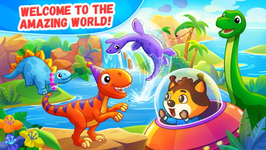 اسکرین شات 1 بازی Dinosaur games for kids age 2