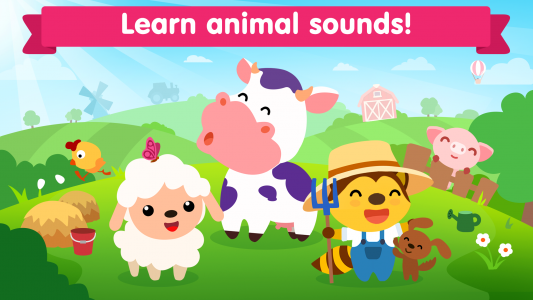 اسکرین شات بازی Animal sounds games for babies 1