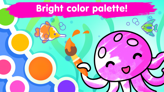 اسکرین شات بازی Coloring games for kids age 2 4