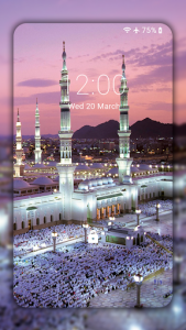 اسکرین شات برنامه Kaaba & Mecca Live Wallpaper: islamic background 3