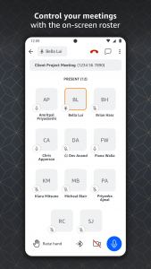 اسکرین شات 3 برنامه Amazon Chime