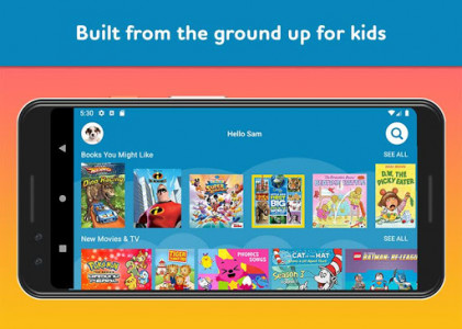 اسکرین شات برنامه Amazon FreeTime Unlimited - Kids' Videos & Books 2