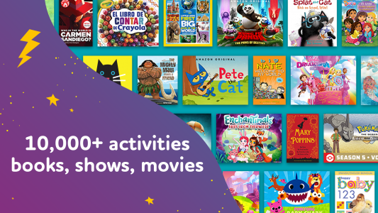 اسکرین شات برنامه Amazon Kids+: Books, Videos… 1