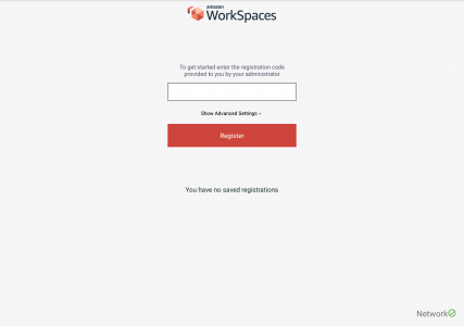 اسکرین شات برنامه Amazon WorkSpaces 1