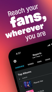 اسکرین شات 1 برنامه Amazon Music for Artists
