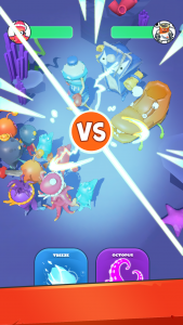 اسکرین شات 1 بازی Fish Battle Merge
