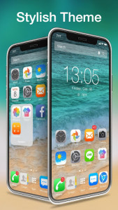 اسکرین شات برنامه iLauncher OS13-Phone X style 3