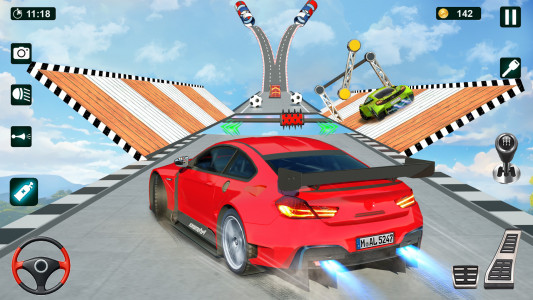 اسکرین شات بازی GT Car Stunt 3D: Ramp Car Game 4