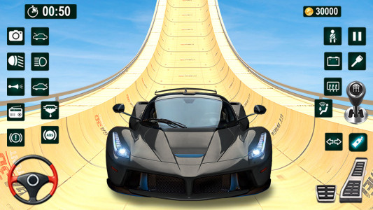 اسکرین شات بازی GT Car Stunt 3D: Ramp Car Game 2