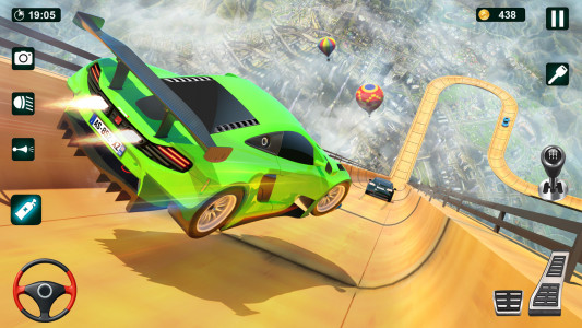 اسکرین شات بازی GT Car Stunt 3D: Ramp Car Game 5