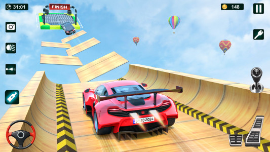 اسکرین شات بازی GT Car Stunt 3D: Ramp Car Game 7