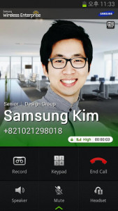 اسکرین شات برنامه Samsung WE VoIP 2