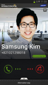 اسکرین شات برنامه Samsung WE VoIP 1