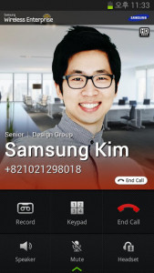 اسکرین شات برنامه Samsung WE VoIP 4