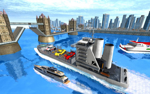 اسکرین شات بازی Car Park Ship Drive Simulator 4