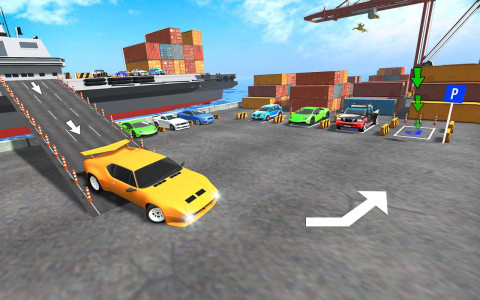 اسکرین شات بازی Car Park Ship Drive Simulator 1