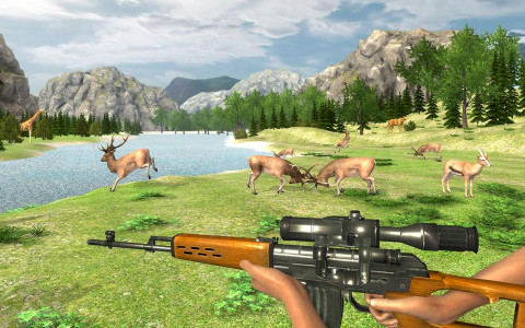 اسکرین شات 2 بازی Real Jungle Animals Hunting
