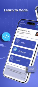 اسکرین شات 1 برنامه Learn Java & Code : EasyCoder