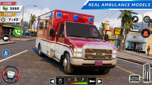 اسکرین شات بازی Rescue Ambulance Simulator 3D 4