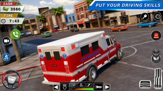 اسکرین شات بازی Rescue Ambulance Simulator 3D 8
