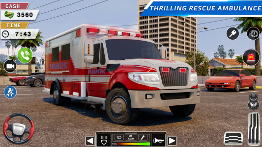اسکرین شات بازی Rescue Ambulance Simulator 3D 2