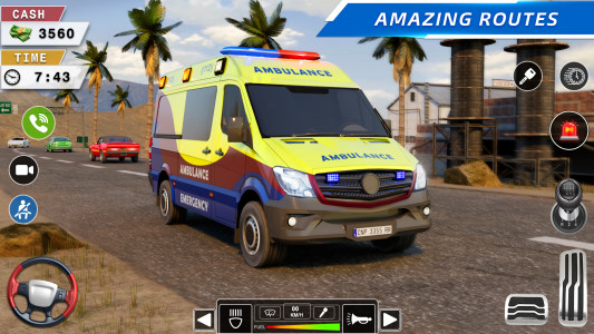 اسکرین شات بازی Rescue Ambulance Simulator 3D 7