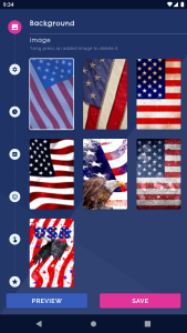 اسکرین شات 1 برنامه American Flag Wallpapers