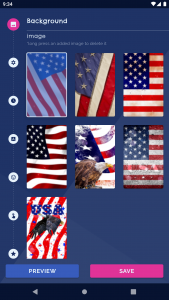 اسکرین شات برنامه American Flag Wallpapers 1