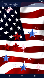 اسکرین شات برنامه American Flag Wallpapers 8