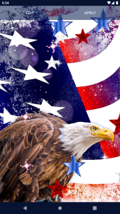 اسکرین شات 6 برنامه American Flag Wallpapers