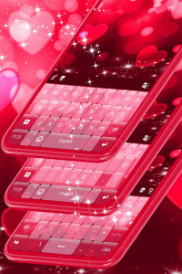 اسکرین شات برنامه Love Keyboard Theme 4