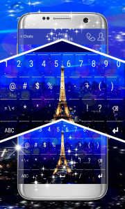 اسکرین شات برنامه Paris Keyboard Theme 4