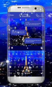 اسکرین شات برنامه Paris Keyboard Theme 1