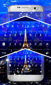 اسکرین شات برنامه Paris Keyboard Theme 3
