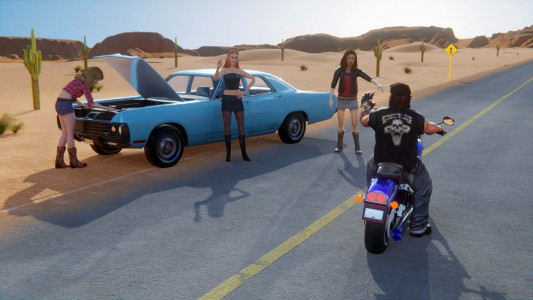 اسکرین شات بازی Motorcycle Long Road Trip Game 2