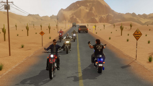 اسکرین شات بازی Motorcycle Long Road Trip Game 5