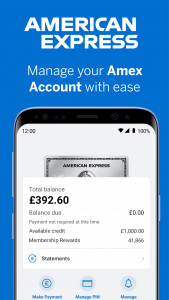 اسکرین شات برنامه Amex United Kingdom 1