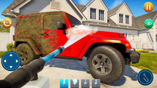 اسکرین شات بازی Power Wash Car washing games 1