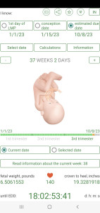 اسکرین شات 5 برنامه Pregnancy Due Date Calculator