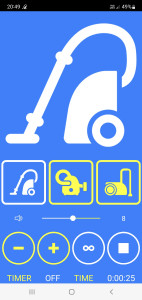 اسکرین شات 1 برنامه Vacuum Cleaner Sounds