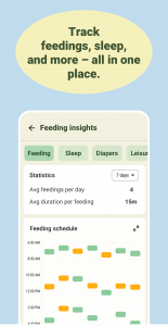 اسکرین شات برنامه Baby tracker - feeding, sleep 2