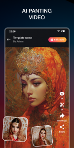 اسکرین شات برنامه Amily: AI Art Video Maker 1