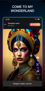 اسکرین شات برنامه Amily: AI Art Video Maker 2