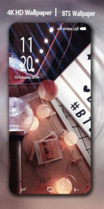 اسکرین شات برنامه BTS Wallpaper 1000+ Premium Background KPOP Super 8