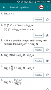 اسکرین شات برنامه Math Formula with Practice 2