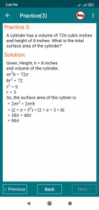 اسکرین شات برنامه Math Formula with Practice 4