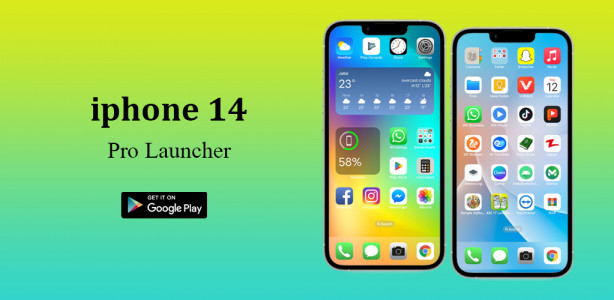 اسکرین شات برنامه iPhone 14 Pro Launcher 1