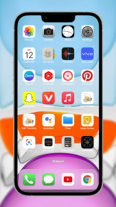 اسکرین شات برنامه iPhone 14 Theme for Android 6