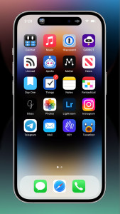 اسکرین شات برنامه iPhone 14 Theme for Android 2
